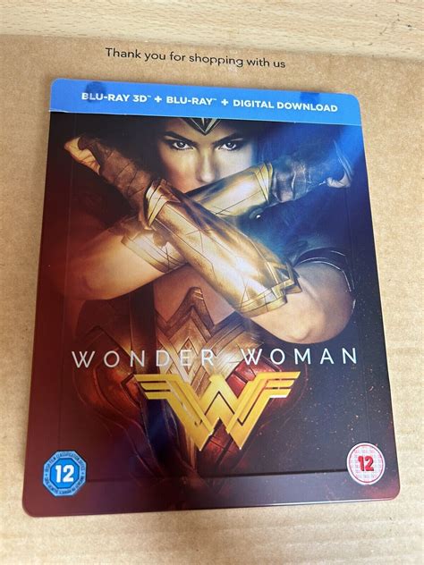 Wonder Woman 3D 2D Blu Ray Steelbook Gal Gadot DCU VGC EBay