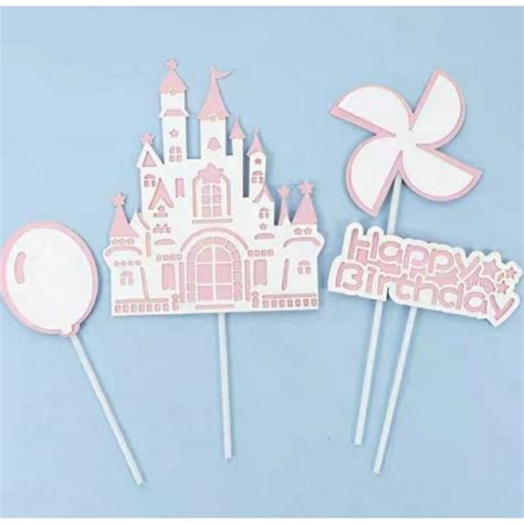 Jual Cake Topper Istana Castle Princess Prince Putri Pangeran Topper