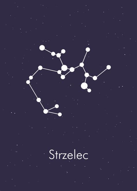 Plakat Znak Zodiaku Strzelec Sklep Internetowy Wally