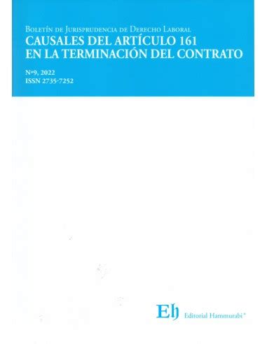 BOLETÍN DE JURISPRUDENCIA DE DERECHO LABORAL Nº9 CAUSALES DEL