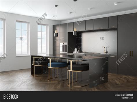 Black Marble Kitchen Image & Photo (Free Trial) | Bigstock