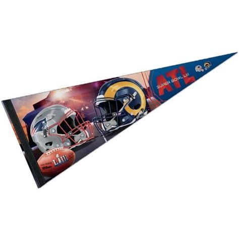 Our 2019 Dueling Team Pennant For 2019 Super Bowl Liii Is A Perfect