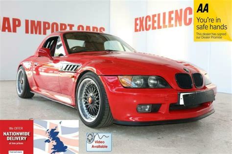 BMW Z3 2.8 CONVERTIBLE ROADSTER + HARDTOP + RED LEATHER + MANUAL! | in ...