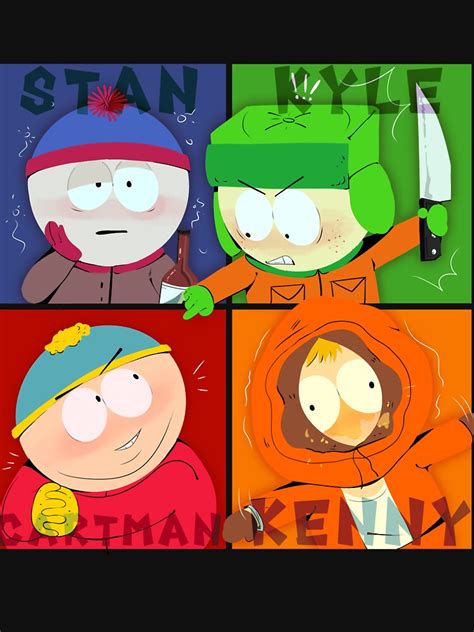 "STAN, KYLE, CARTMAN & KENNY | SOUTH PARK" Essential T-Shirt by ...