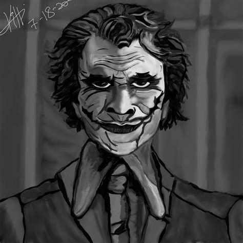 Black and white joker by JayzKittCatt on DeviantArt