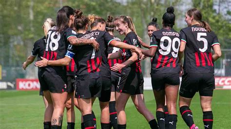 Inter Women Milan Derby Da Terzo Posto Per Le Rossonere