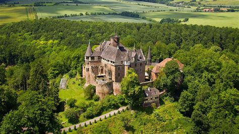 Berlepsch, Germany. This Germanic castle was built during the 14th century by some Germans in ...