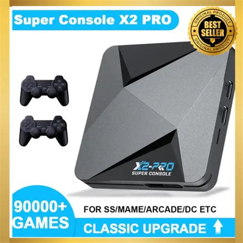 Console De Jeu Vid O R Tro Kinhank Super Console X Pro Avec Jeux