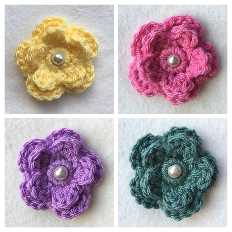 14 Free Crochet Flower Patterns