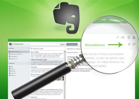 Evernote añade recordatorios a las notas y facilita la gestión de tareas