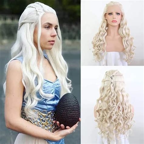 Amazon Rongduoyi Cosplay Braiding Hair Style Wig Blonde Body