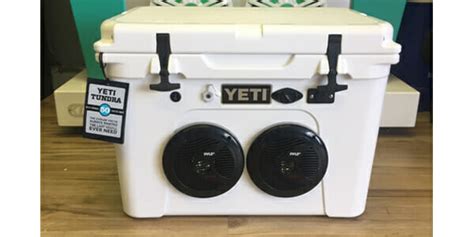 105 Yeti Cooler Radio With Rockford Marine Speakers Cooler 52 Off