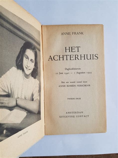 Anne Frank Het Achterhuis Catawiki