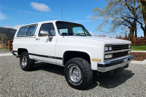 1990 Chevrolet Blazer V1500 Silverado 4x4 For Sale On Bat Auctions Closed On May 13 2023 Lot