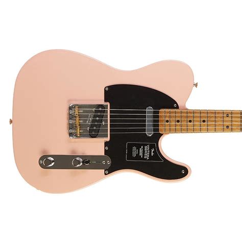 Fender Vintera 50s Telecaster Modified Shell Pink Roasted Reverb