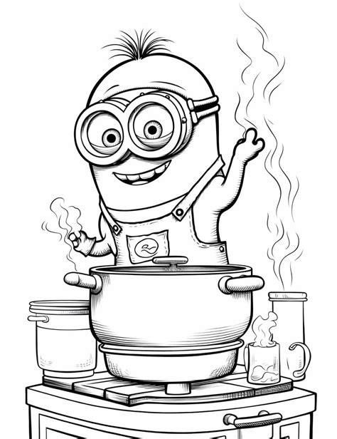 Minions Color Sheet Free Printable