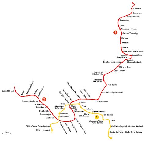 Fichier Map of Lille metro lines 1 and 2 clear svg Wikipédia