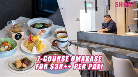 7 COURSE OMAKASE FOR JUST 38 PER PERSON WITH SEASONAL SASHIMI