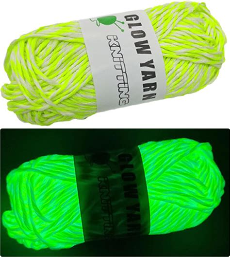 Amazon Rolls Glow In The Dark Yarn For Crochet Yards