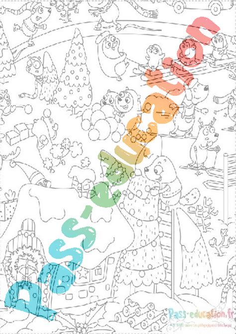 Coloriage géant gratuit téléchargement pdf de dessins pour enfants