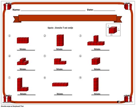 Radni List Svezaka Na Temu Poklona Storyboard Par Hr Examples