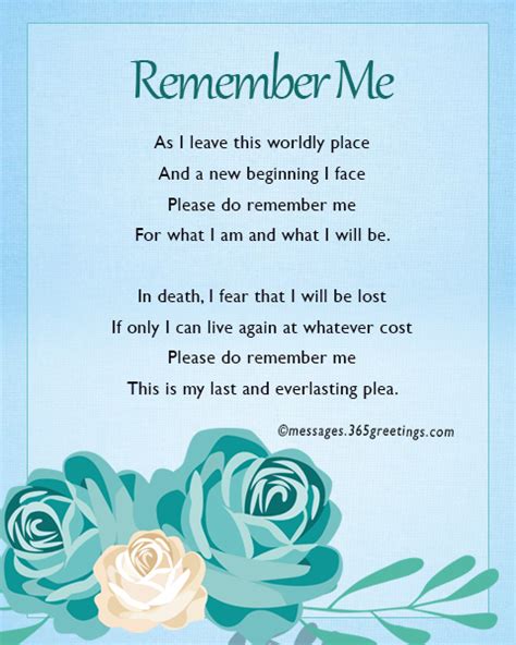 Funeral Poems - 365greetings.com