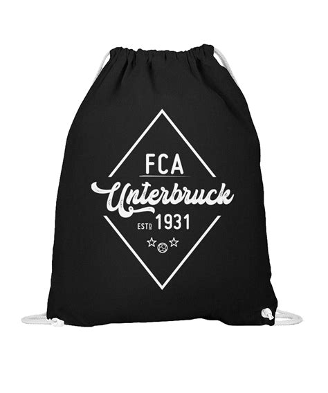 FCA Unterbruck Gymbag Unterbruck Schwarz Fan Shop Verein