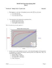 MGMT 401 Quiz 2 Spring 2020 Pdf MGMT 401 Operations Spring 2020 Quiz