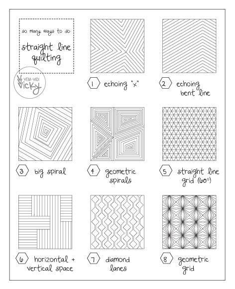 straight line quilting patterns – veni vidi vicky