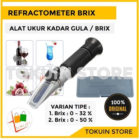 Jual REFRACTOMETER BRIX METER REFRAKTOMETER BRIX KADAR GULA SUGAR BUAH