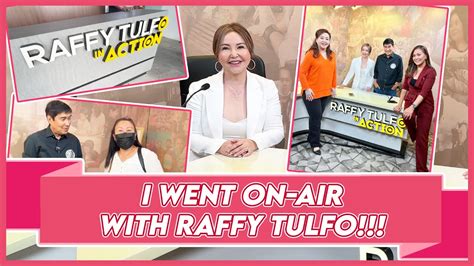 Q A WITH IDOL RAFFY TULFO ON AIR SEGMENT NANGGULO LANG KAMI