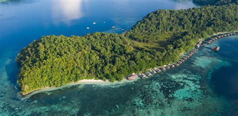 Hôtel de catégorie luxe sur les îles Raja Ampat en Papouasie Ref CLPAP