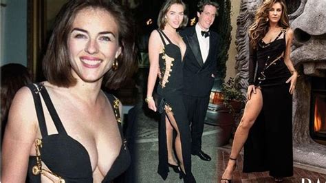 Liz Hurley 53 Recreates Iconic Safety Pin Dress From 1994 In Smouldering New Pictures Youtube