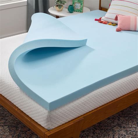 Linenspa Memory Foam Mattress Topper Inch Gel Infused Memory Foam