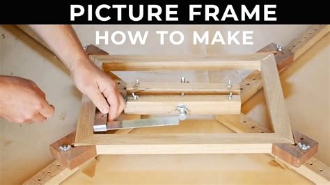 How To Make A Picture Frame Picture Frame Diy Youtube