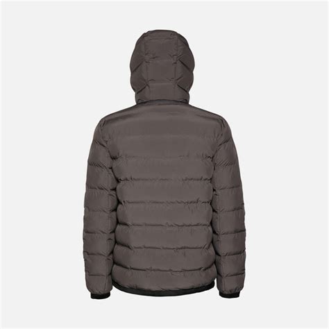 Geox® Spherica Mens Gray Short Down Jacket Fw22 Geox®