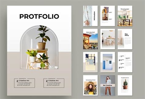 Plantillas Gratis De Portafolio Para Indesign