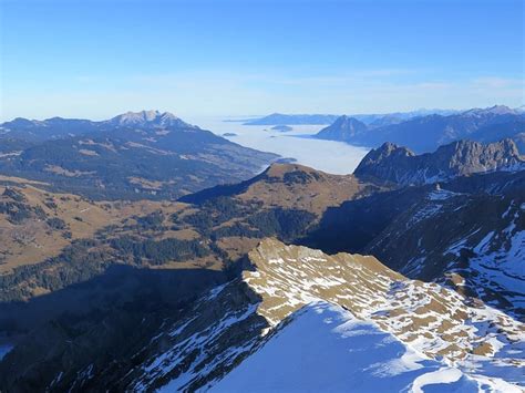 Nebelmeer über der Zentralschweiz Fotos hikr org