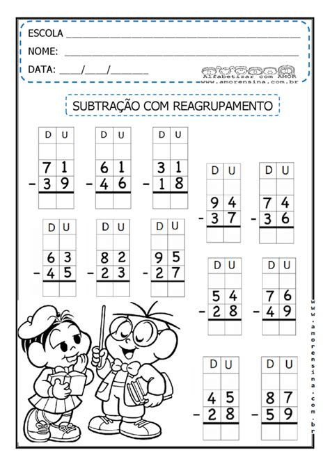 SubtraÇÃo Com Reagrupamento E Probleminhas Para Todo Dia 2º Ano 3º Ano