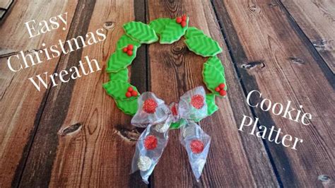 Cookies 7 Christmas Wreath Cookie Platter Cakesdecor