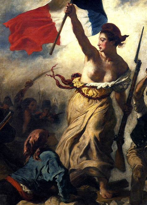 Marianne Personification Of France Liberty Leading The People French