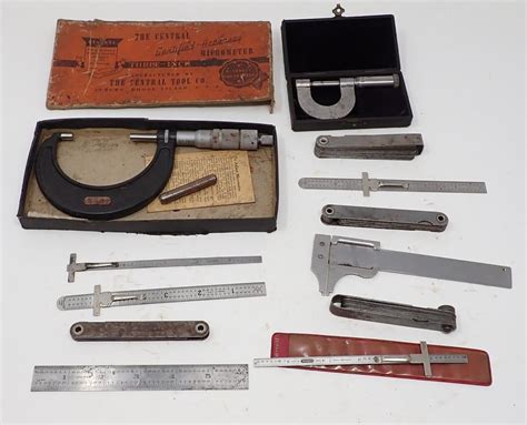 Central Micrometer Caliper Misc Machinist Tools Auction