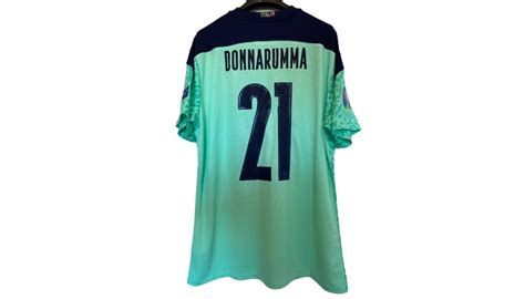 Donnarumma S Match Shirt Italy Austria Charitystars