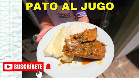 Aprende A Preparar Pato Al Jugo Youtube