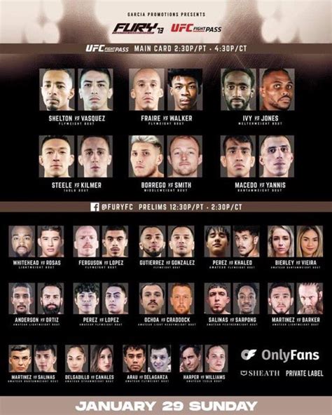 UFC FIGHT PASS On Twitter ITS FIGHT DAY FuryFC73