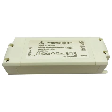 CV DALI Dimmable LED Driver 24V 75W Boqi LED Driver Controller