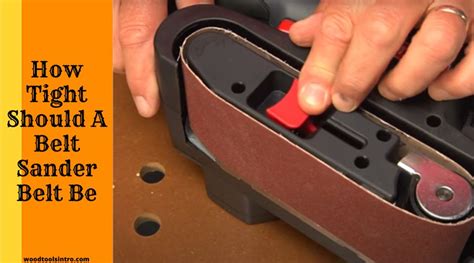 How to Use A Handheld Belt Sander