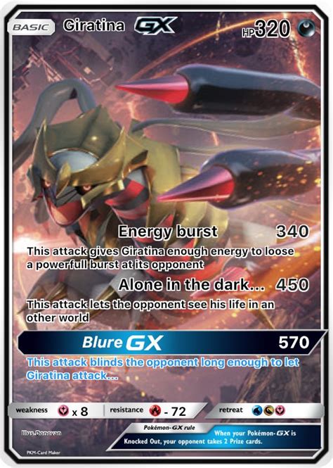 Giratina Gx Ultra Rare Card