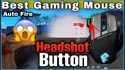 Best Gaming Mouse For Free Fire Auto Headshot Button Red Gear