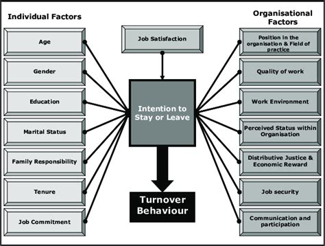 Conceptual Framework Of The Turnover Determinants Of Mccarthy Mccarthy